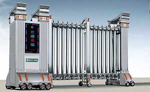 巨航706-C不銹鋼伸縮門