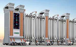 巨航708-B不銹鋼伸縮門