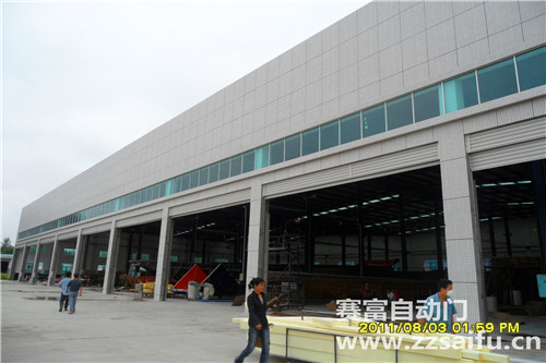 益陽沅江太陽鳥車間抗風(fēng)卷簾門案例 - 中出網(wǎng)-智能出入口與停車充電門戶