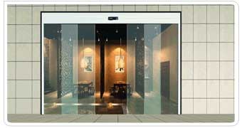 HY-A1純玻璃雙開(kāi)自動(dòng)門(mén)