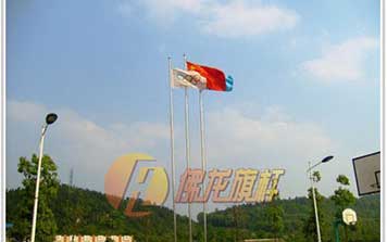 旗桿 - 錐型手動(dòng)內(nèi)置式旗桿