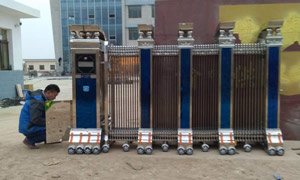 榆中縣水調(diào)工程伸縮門(mén)案例