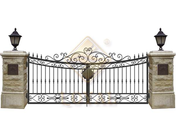 典雅鐵藝庭院大門