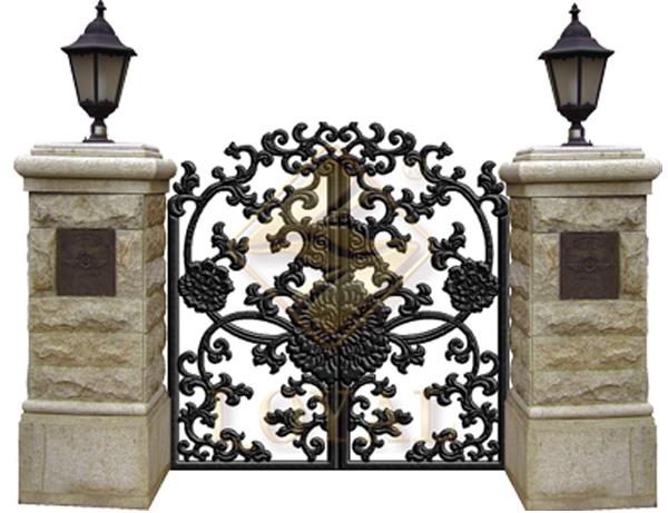 雕花鐵藝庭院大門