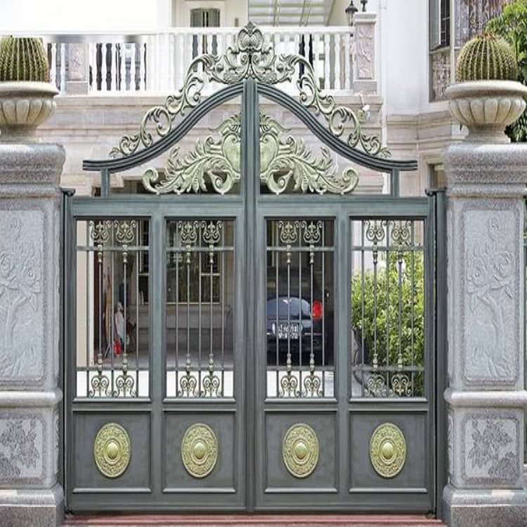 信陽(yáng)市浉河區(qū)圍墻鋅鋼護(hù)欄 庭院大門(mén)新款設(shè)計(jì)