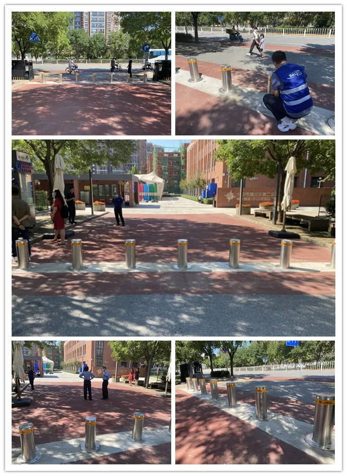 卓奧世鵬海淀第二實驗小學升降柱項目成功交付