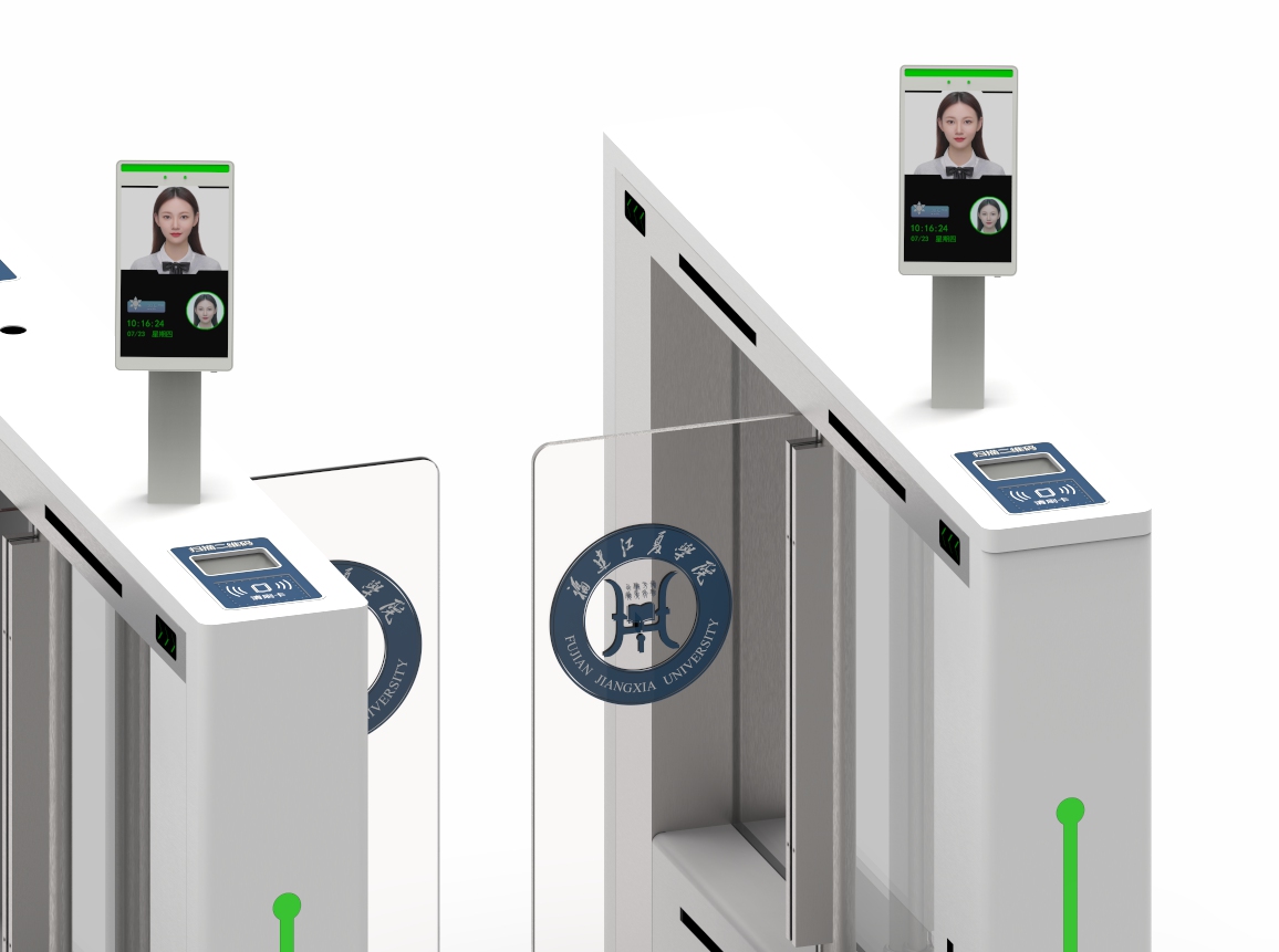 健康碼人臉測溫核驗閘機(jī)