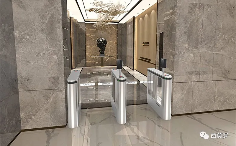 西莫羅人臉測溫通道閘既能管理人行又能測溫