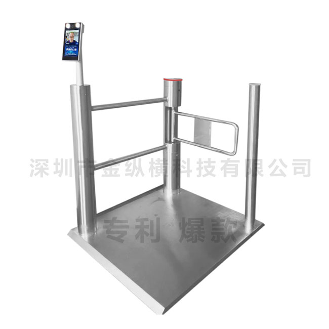 工地測(cè)溫人臉識(shí)別三輥閘