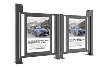 廣告小門 - 小區(qū)人行通道廣告門