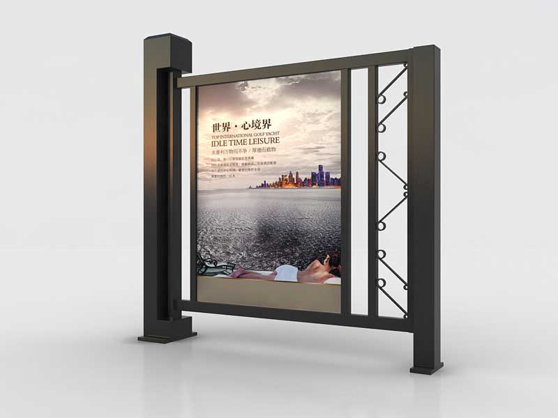 小區(qū)廣告門