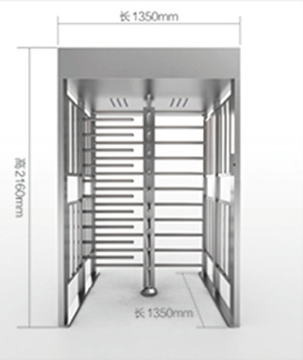 通道閘 - 全高轉(zhuǎn)閘90°單開ZDR002