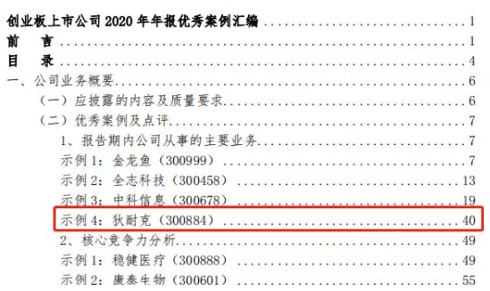 狄耐克實(shí)力入選《創(chuàng)業(yè)板上市公司2020年年報(bào)優(yōu)秀案例匯編》