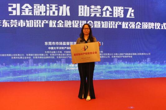 榮獲國家知識產(chǎn)權優(yōu)勢企業(yè)