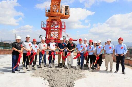 東莞塘廈石馬新地標(biāo)-安快3號，4號大樓成功封頂！