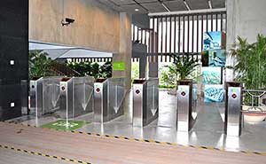 深圳建筑科學(xué)研究院通道閘案例