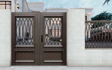 電動折疊門 - 簡璞-GP-19312（名流深咖）