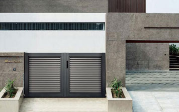 電動(dòng)折疊門 - 簡(jiǎn)璞-GP-19311（名流銀咖）