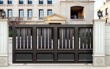 電動(dòng)平移門(mén) - 古道拾光-PYM-19328（深紫藍(lán)+紅銅）