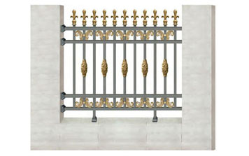 WL-19107護欄（深空灰+藝術金黃）