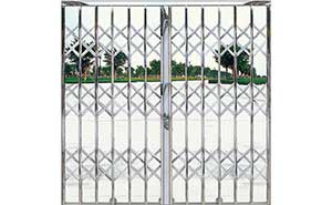 不銹鋼拉閘門 - 直欖型拉閘門