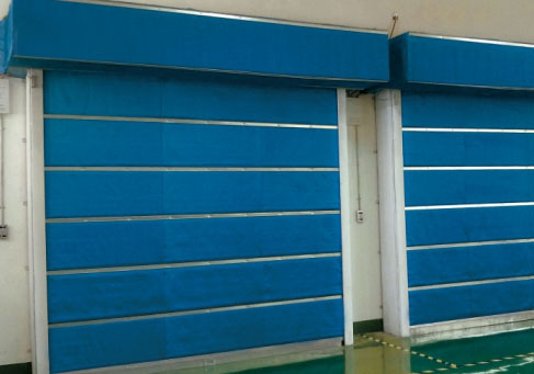 卷簾門 - 雙軌無機(jī)布防火卷簾門HR-JM3D型