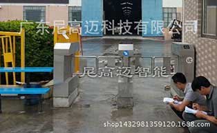 恩平安基集團人行通道閘工程案例