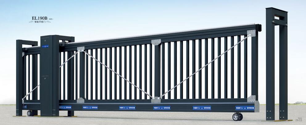 直線平移門 - 電動平移門EL190B（黑色）