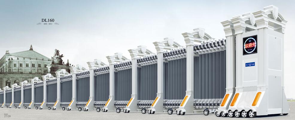 鋁合金伸縮門(mén) - 鋁合金伸縮門(mén)DL160（銀色+灰色）