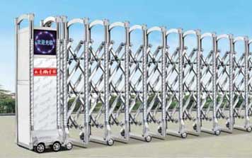 不銹鋼伸縮門 - JXD-2091-富貴門1號(hào)伸縮門