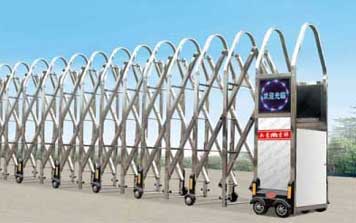 不銹鋼伸縮門(mén) - JXD-2096-興盛門(mén)伸縮門(mén)