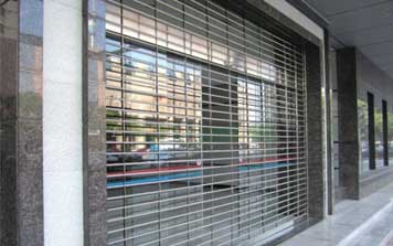 卷簾門 - 不銹鋼通花卷閘門