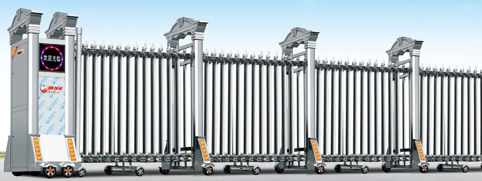 不銹鋼伸縮門 - 銘潤(rùn)精拋不銹鋼伸縮門