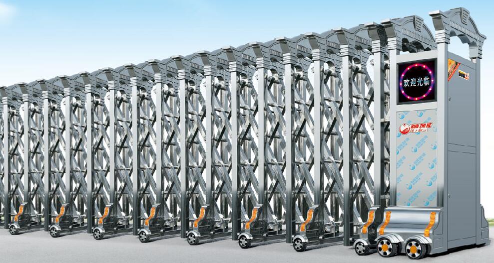 銘潤精拋不銹鋼伸縮門