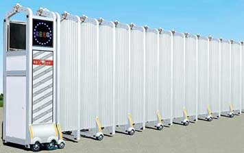 電動伸縮門 - 皇冠屏風門L-8006