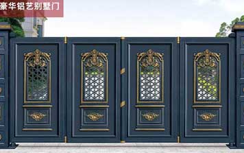 鋁藝大門(mén) - 豪華鋁藝別墅門(mén)