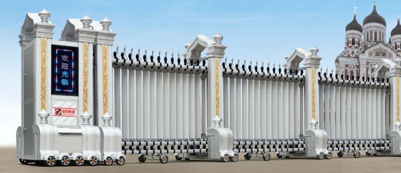 鋁合金伸縮門 - 西域巨星