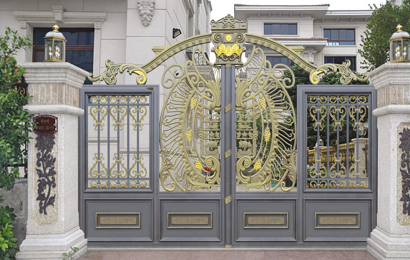 鋁藝大門 - 盧浮魅影·皇族-LHZ-17113
