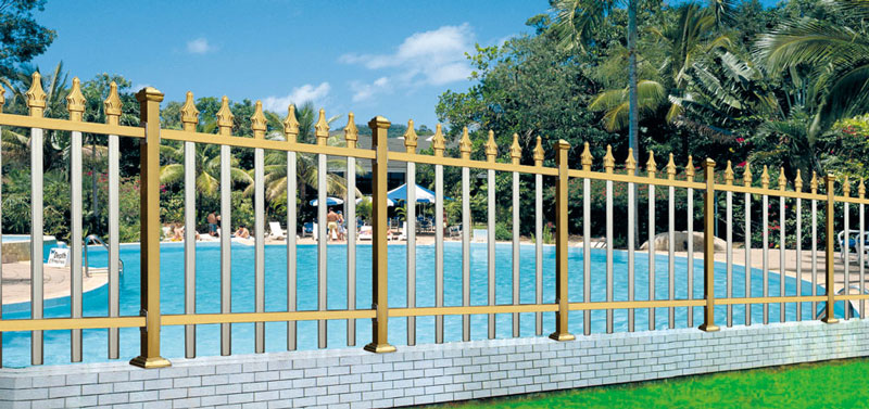 鋁藝護欄 - FGL 護欄 03（鈦金色）