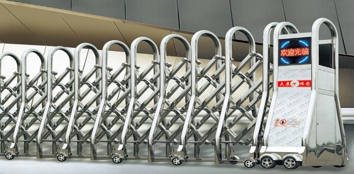 精拋精鋼電動伸縮門