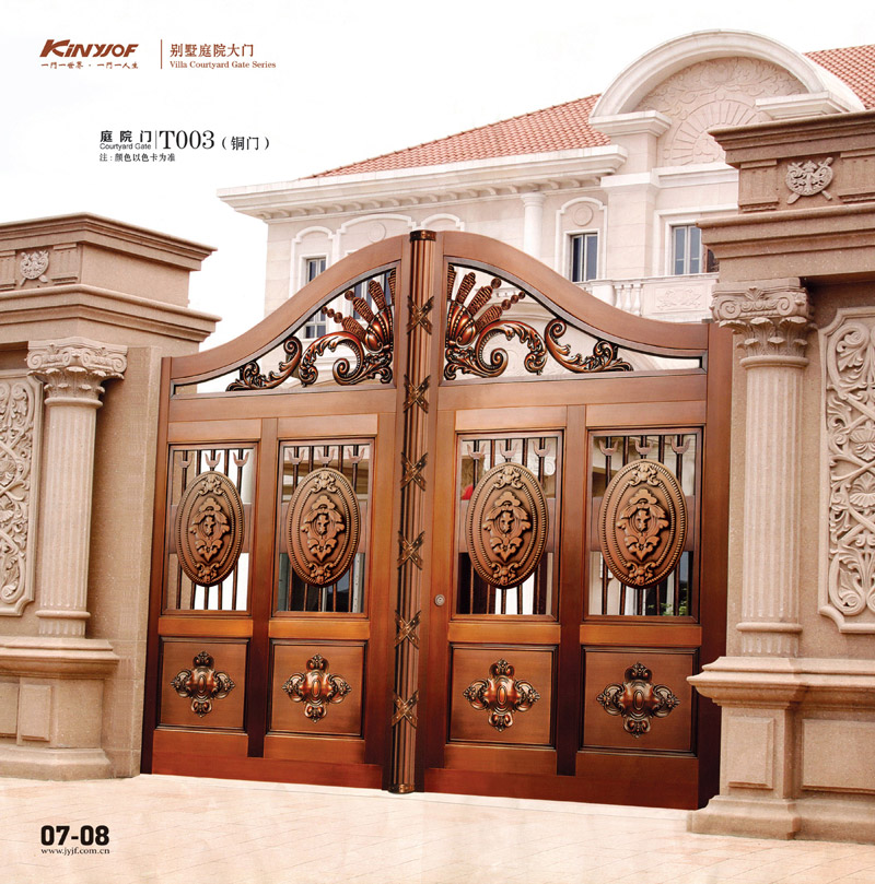 庭院別墅大門 - 銅藝別墅庭院大門