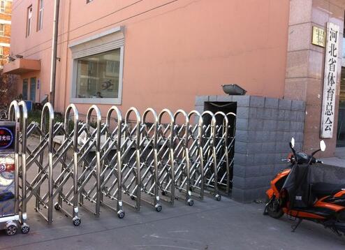 石家莊出安智能電動伸縮門成河北省體育局的安全看護