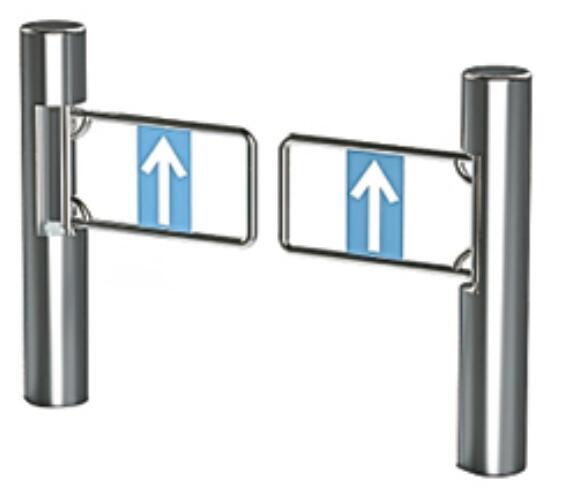 擺閘 - 電動圓柱擺閘