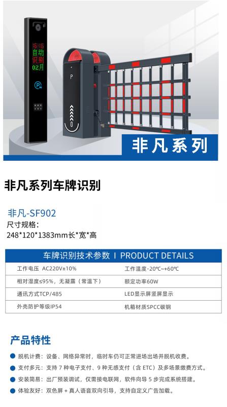 非凡系列車牌識別-SF902