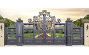 北京出安智能別墅鋁藝大門成中國中鐵?諾德春風(fēng)和院項(xiàng)目一道亮麗風(fēng)景 