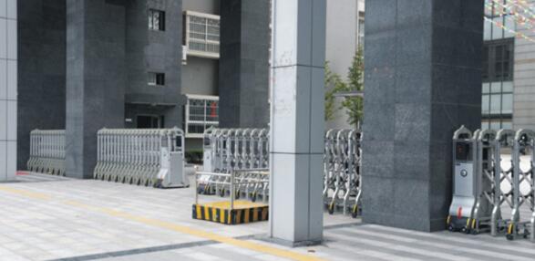 寧波出安智能伸縮門進(jìn)駐寧波建工股份有限公司