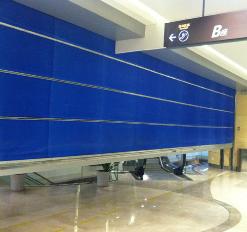 唐山出安智能快速卷簾門成功牽手新城瀾樾府