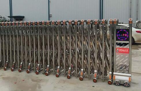 紹興出安智能電動伸縮門被紹興榮懷學(xué)校啟用