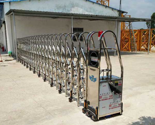 喜迎揚州出安智能電動伸縮門進駐揚州泰達環(huán)保有限公司