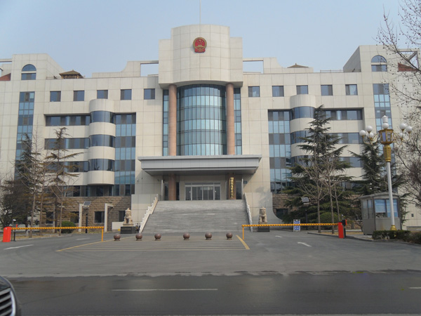 淄博出安智能道閘進駐淄博市桓臺縣人民法院